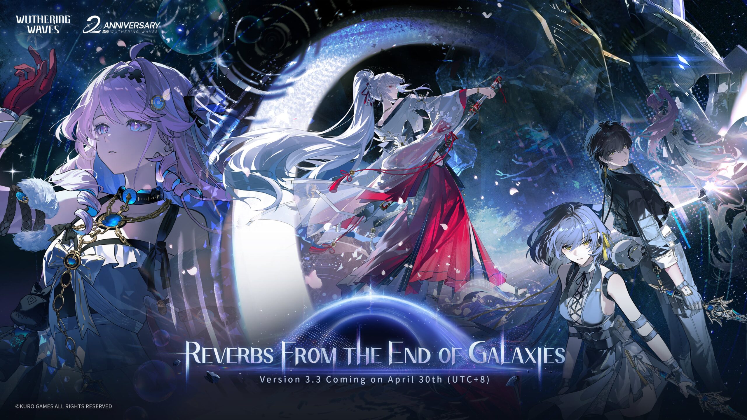 Atualização da versão 3.3 do Wuthering Waves ‘Reverbs From the End of Galaxies’ será lançada em 30 de abril