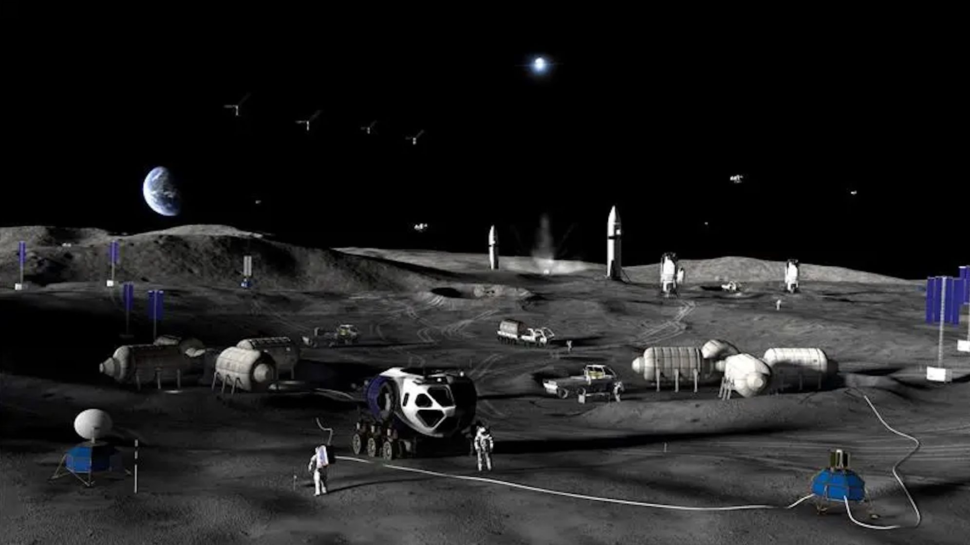 Pessoal na base lunar: Quantos astronautas deveriam viver no posto lunar da NASA?