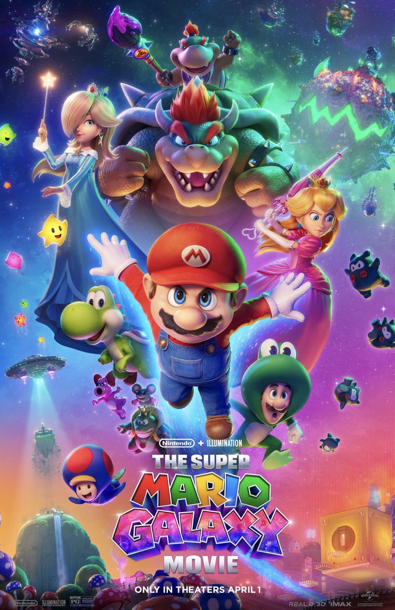 Crítica do filme Super Mario Galaxy: mais do que uma aventura, é sobre quem eles se tornam