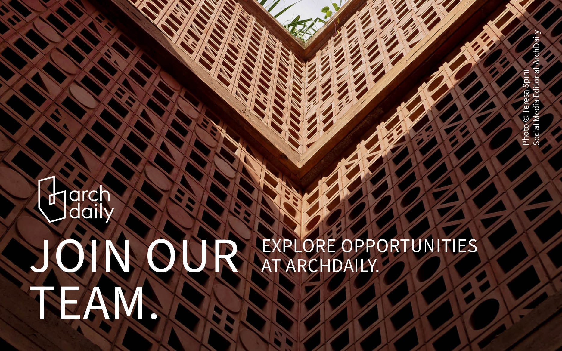 Chamada aberta para líder de equipe de projetos no ArchDaily