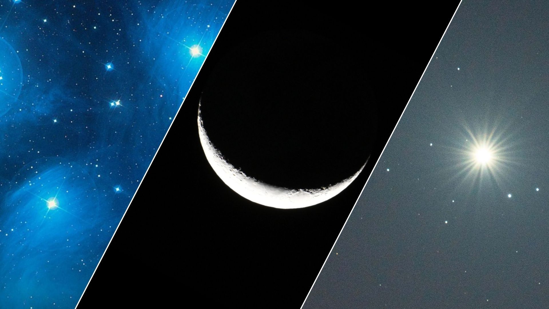 Não perca a lua, Vênus e as Plêiades se alinham após o pôr do sol em 19 de abril