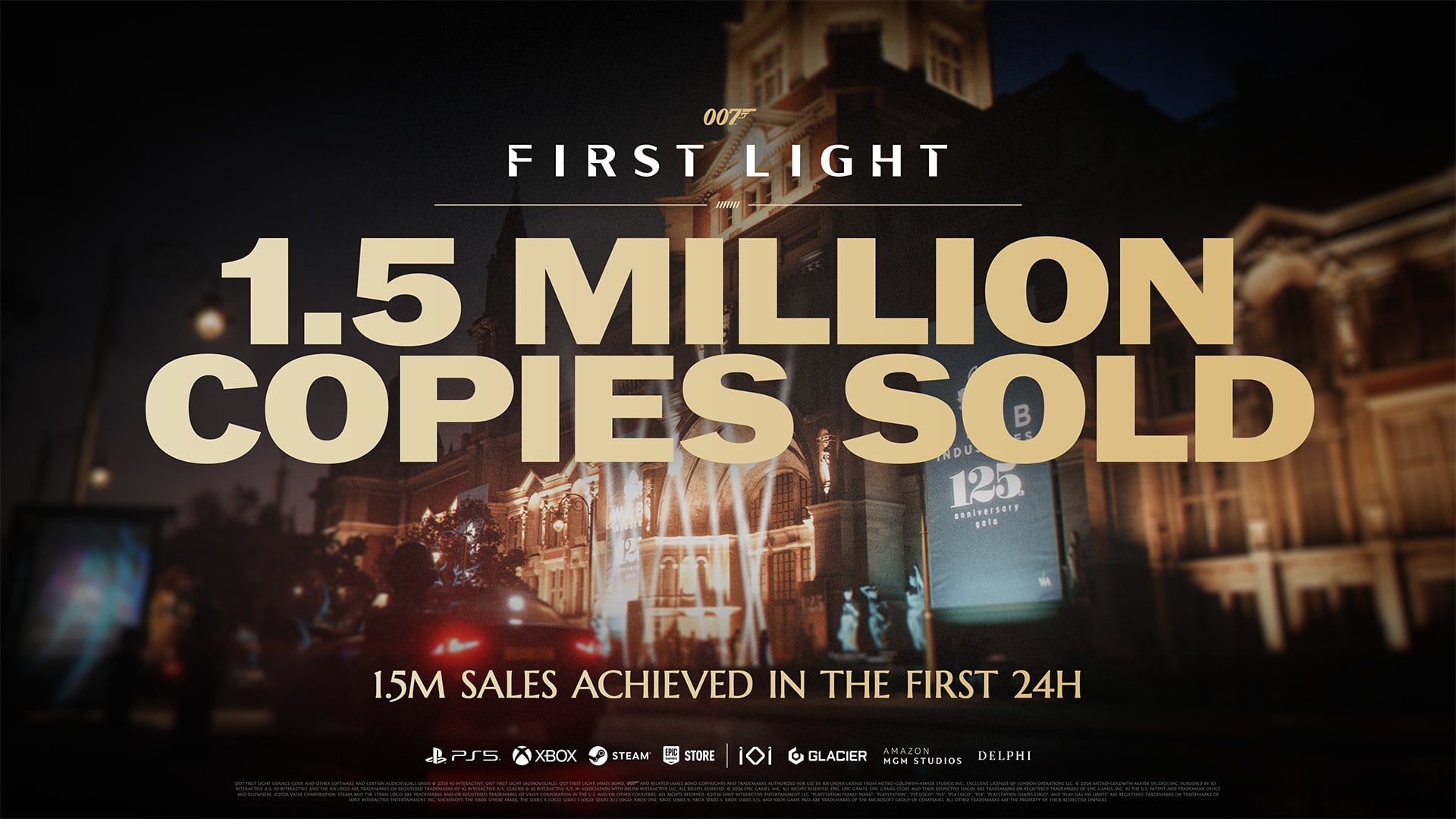 Vendas de 007 First Light ultrapassam 1,5 milhão em 24 horas