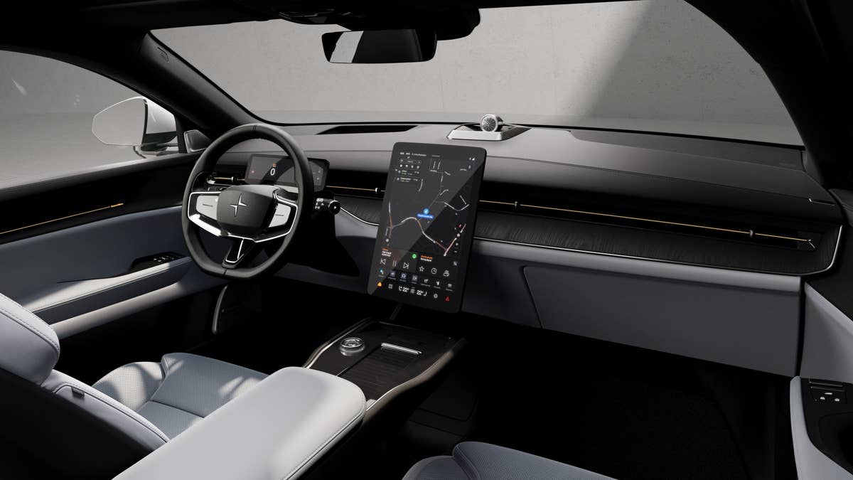 A Polestar está adicionando botões enquanto os motoristas recuam nos interiores estilo Tesla