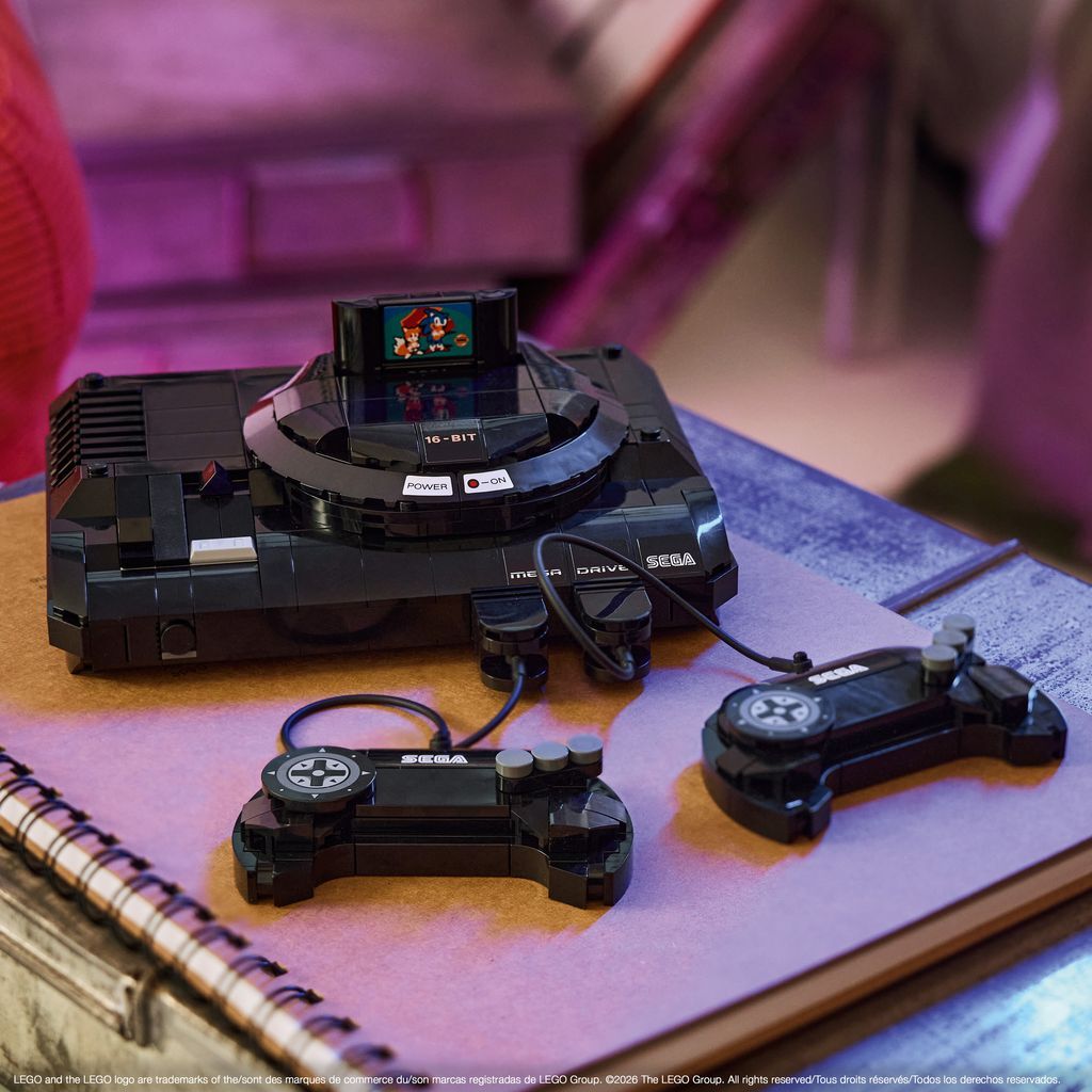 Lego e Sega estão trazendo para você um minúsculo Sega Genesis edificável