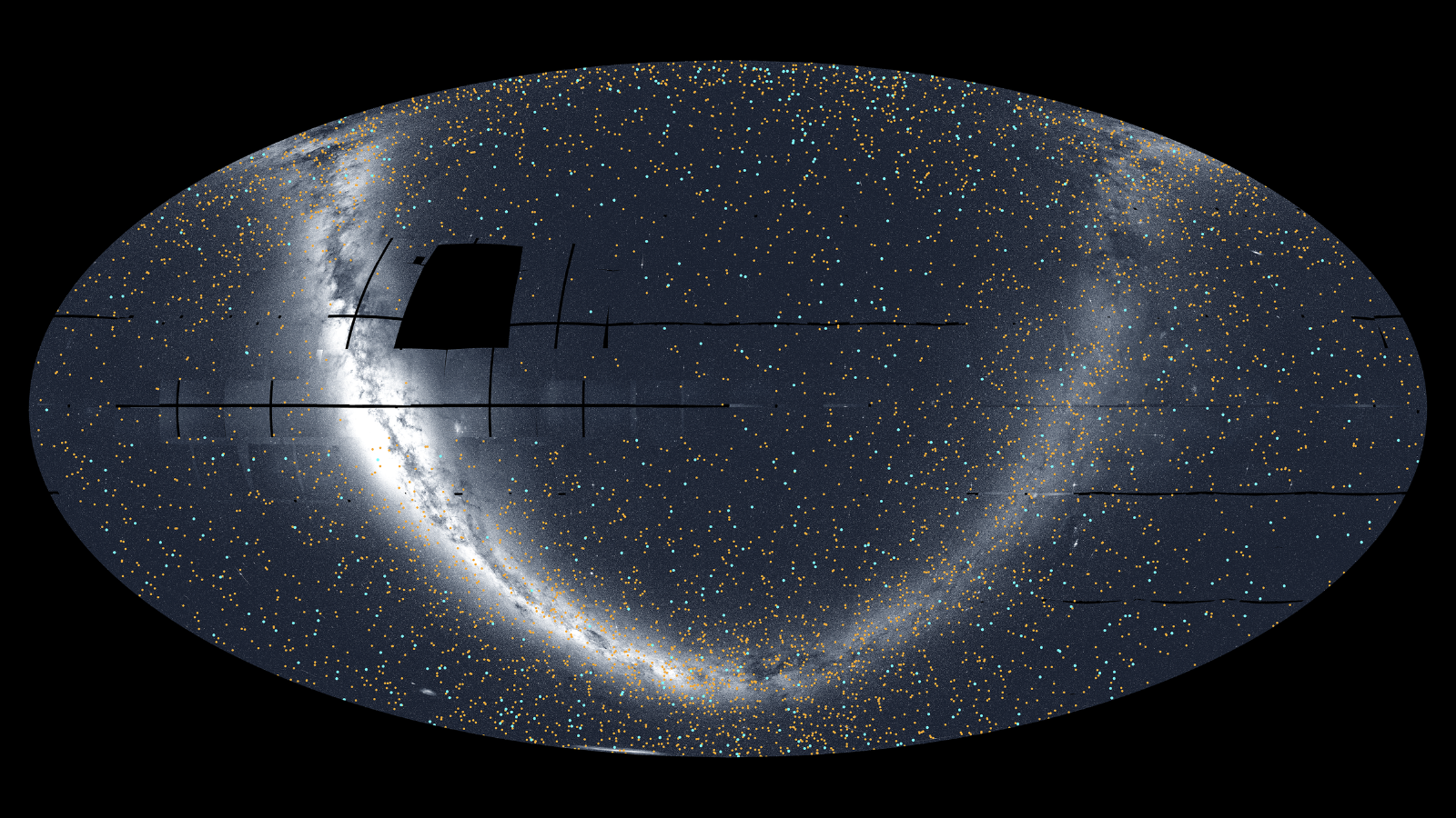 A nave espacial de caça a exoplanetas da NASA, TESS, revela sua visão mais completa do céu noturno até agora