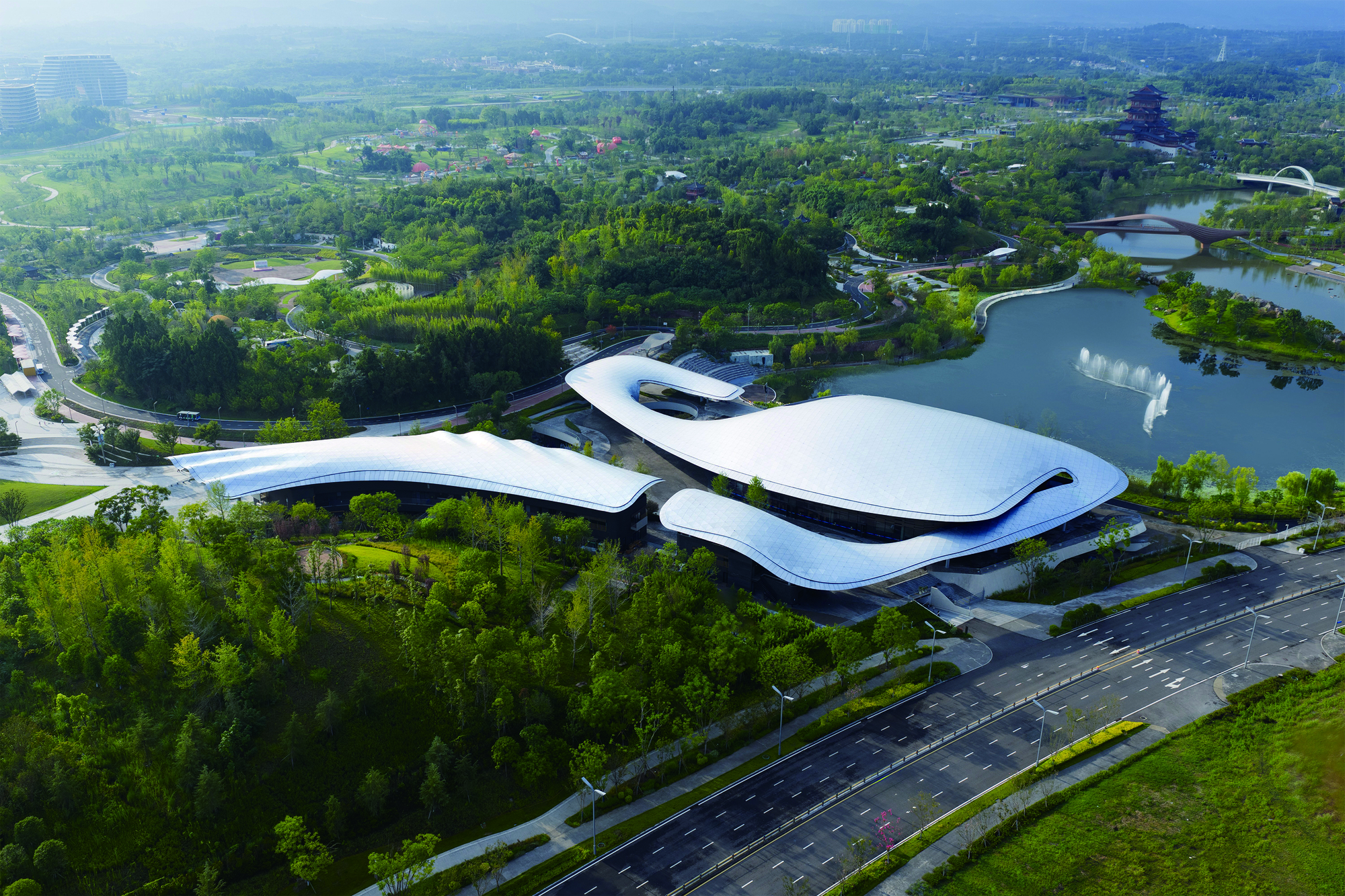 Pavilhão Principal da Exposição Internacional de Horticultura 2024 Chengdu / CSWADI