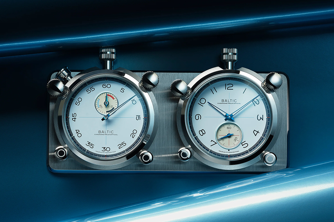 O Rally Timer da Baltic é um lindo cronômetro de painel mecânico construído para carros de rally antigos