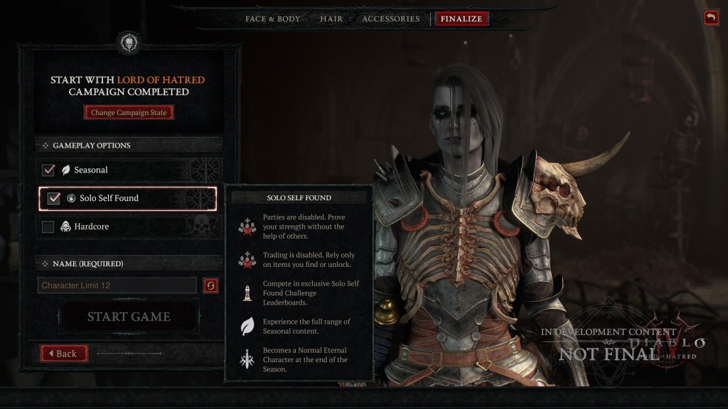 Diablo 4 terá o tão esperado modo solo na próxima temporada