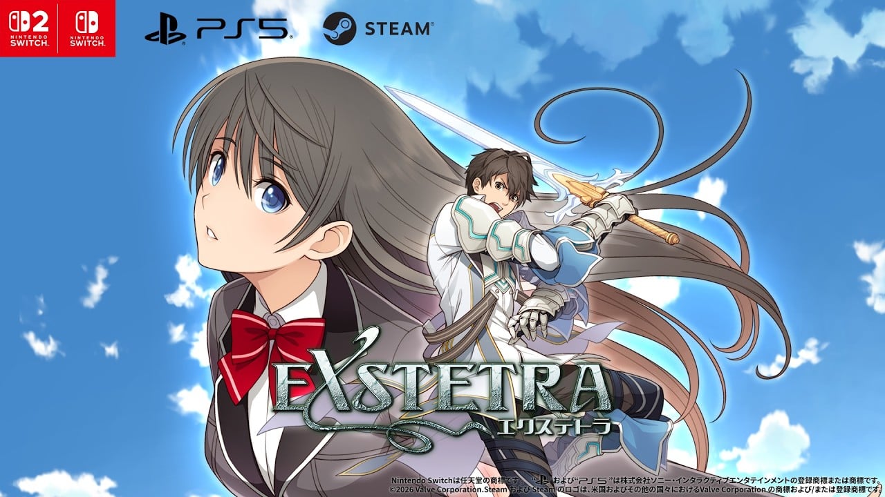 A remasterização EXSTETRA será lançada em 30 de setembro para PC; Versões PS5, Switch 2 e Switch em desenvolvimento
