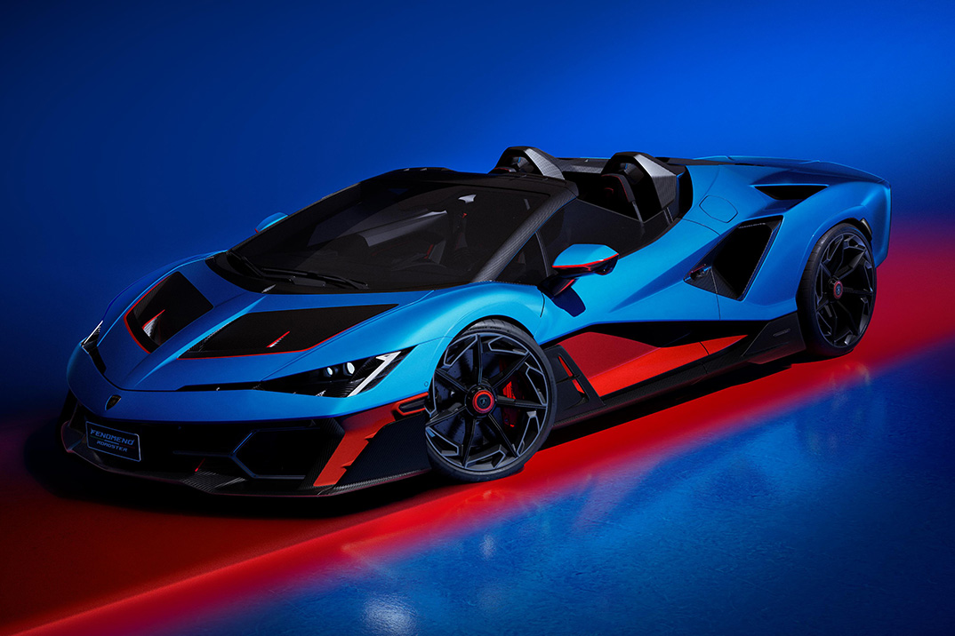 O Fenomeno Roadster de 1.065 HP da Lamborghini é o touro de capota aberta mais potente já construído