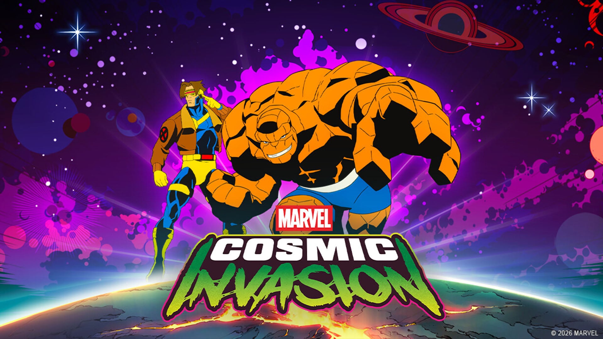 Personagens DLC da MARVEL Cosmic Invasion, Ciclope e The Thing, agora disponíveis