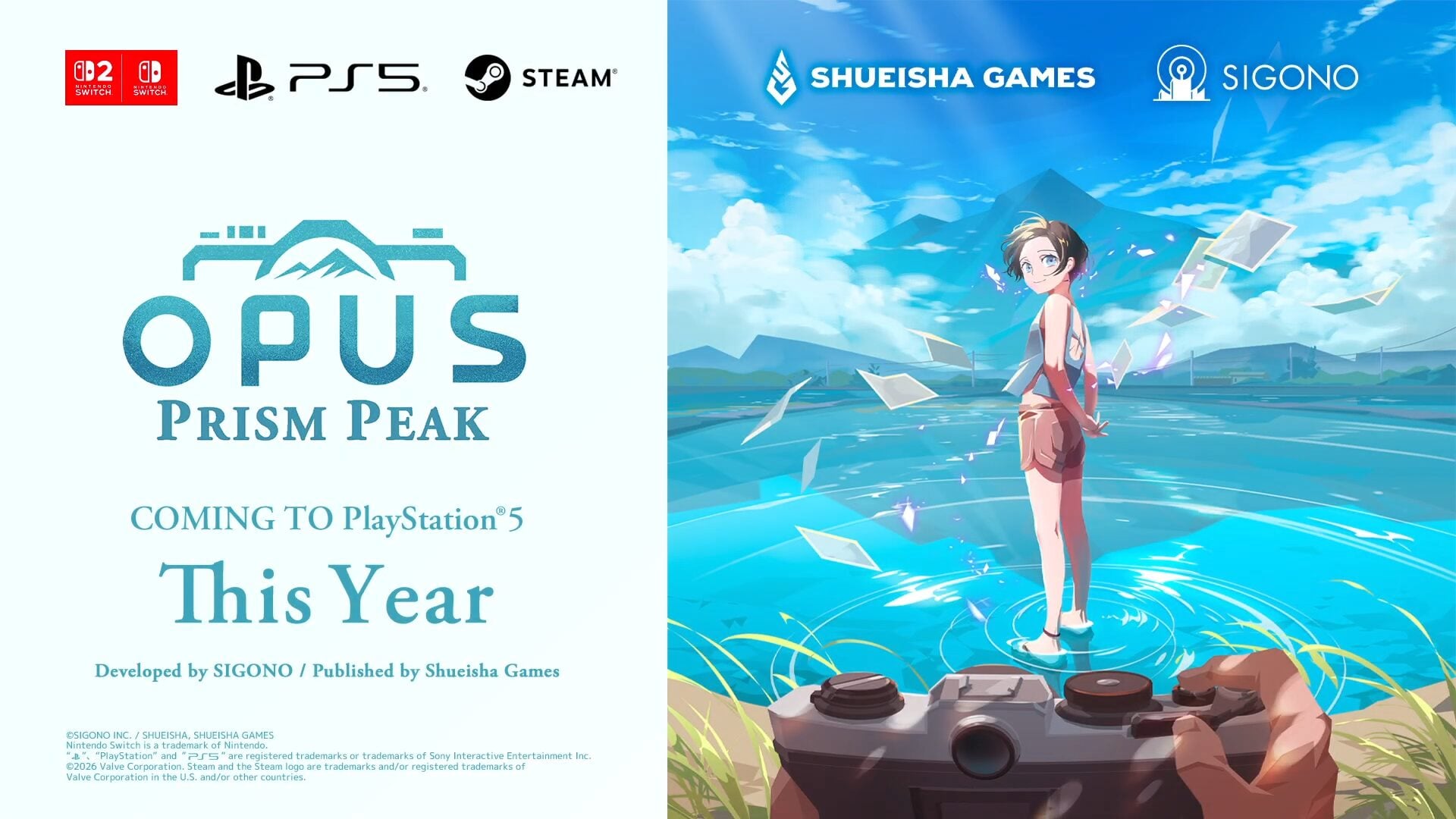 OPUS: Prism Peak chegando ao PS5 em 2026