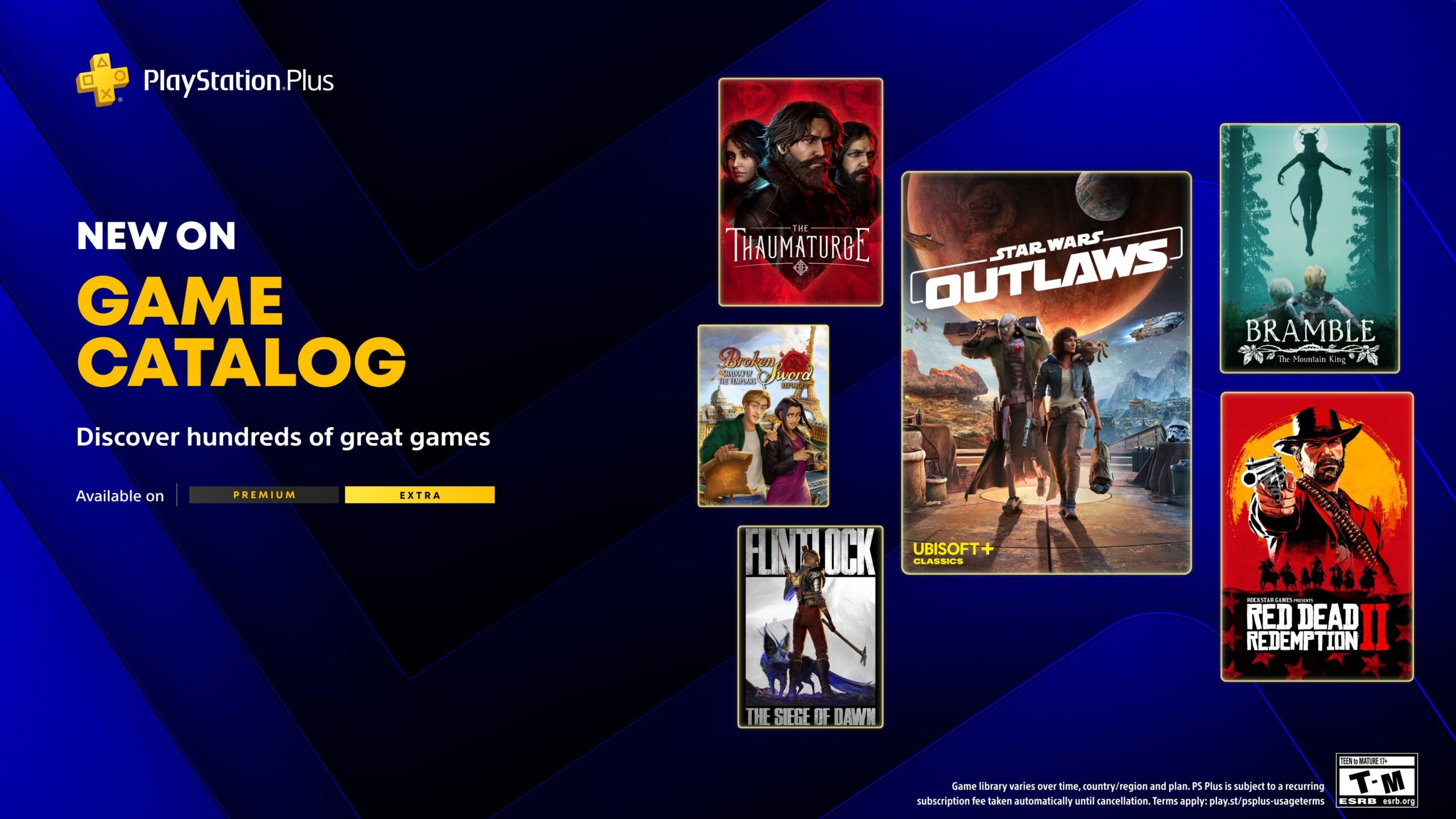 Anunciado o Catálogo de jogos PlayStation Plus e a linha do Catálogo de clássicos para maio de 2026