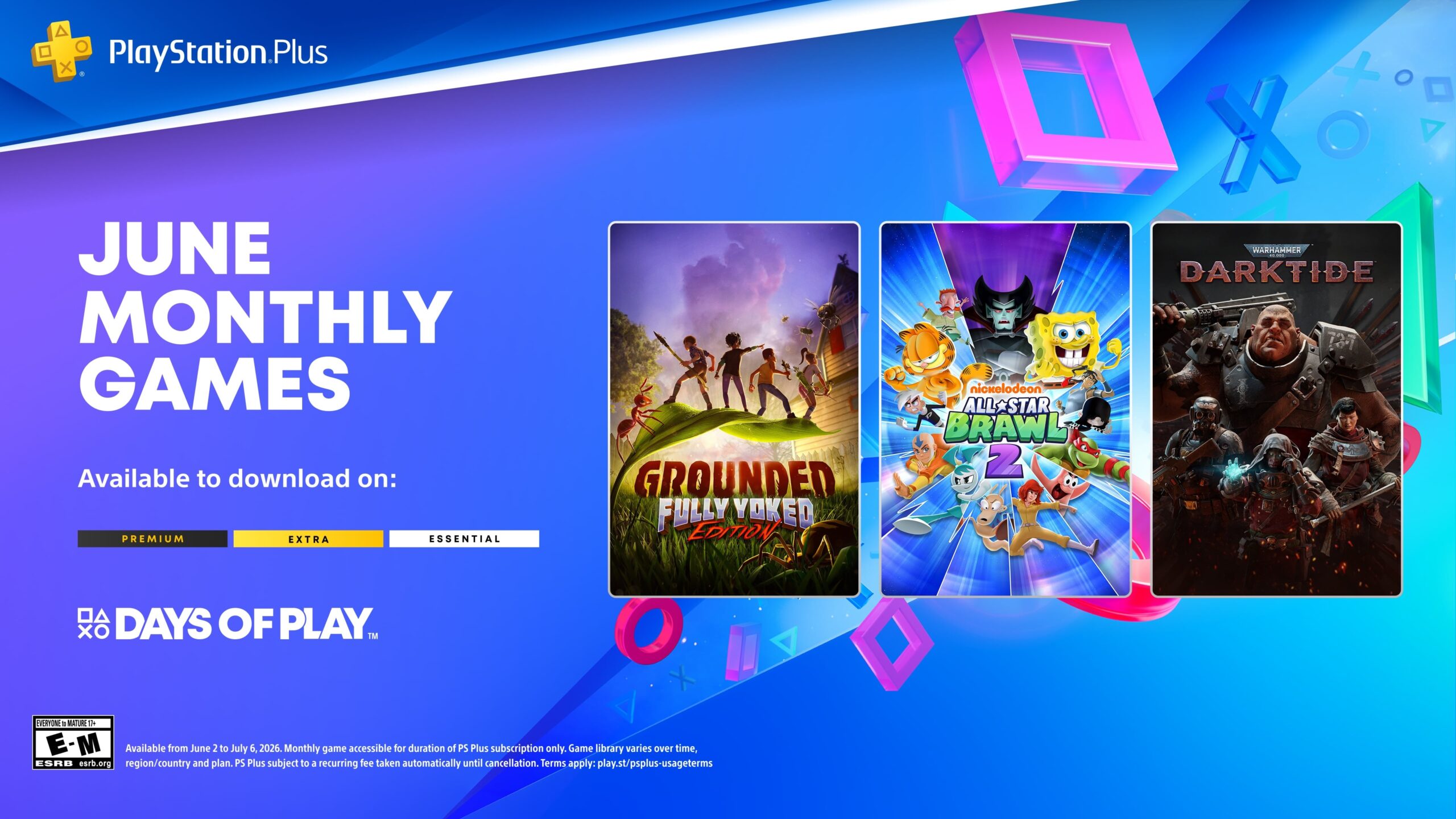 Anunciada a programação de jogos mensais do PlayStation Plus para junho de 2026