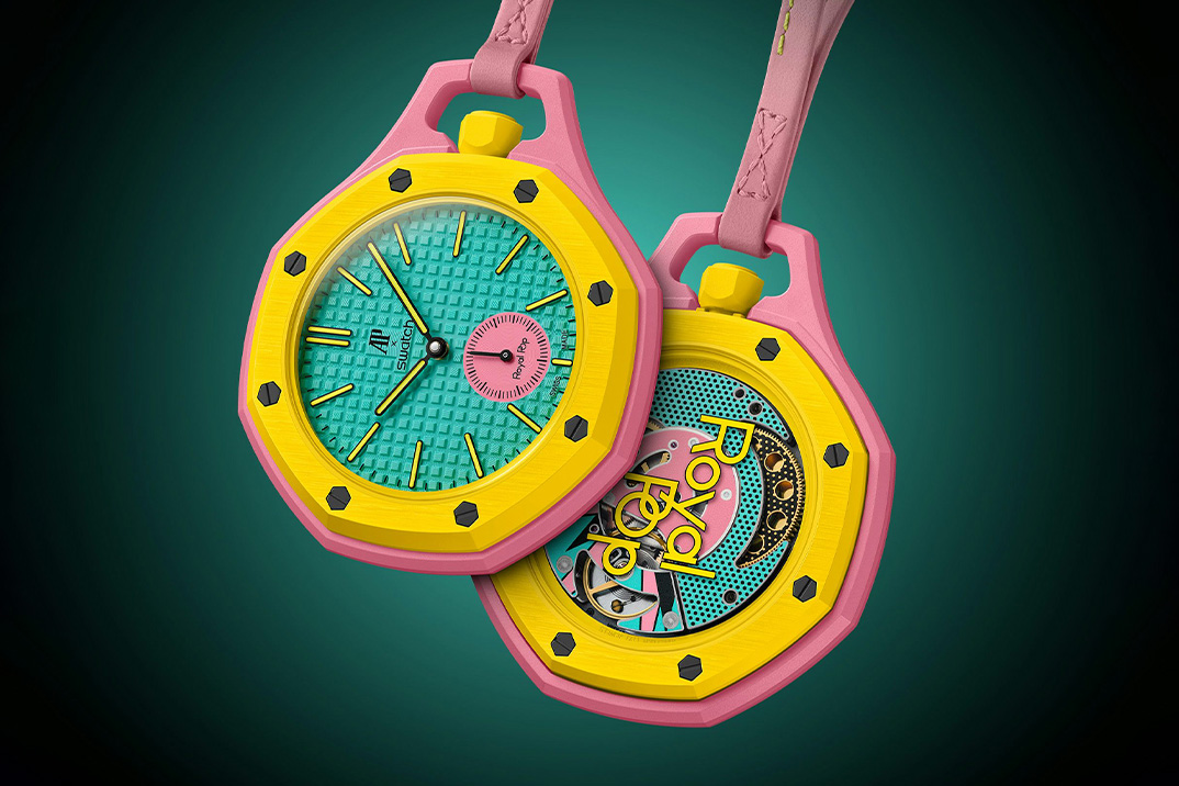 Audemars Piguet e Swatch abriram a Internet com um relógio de bolso Royal Oak