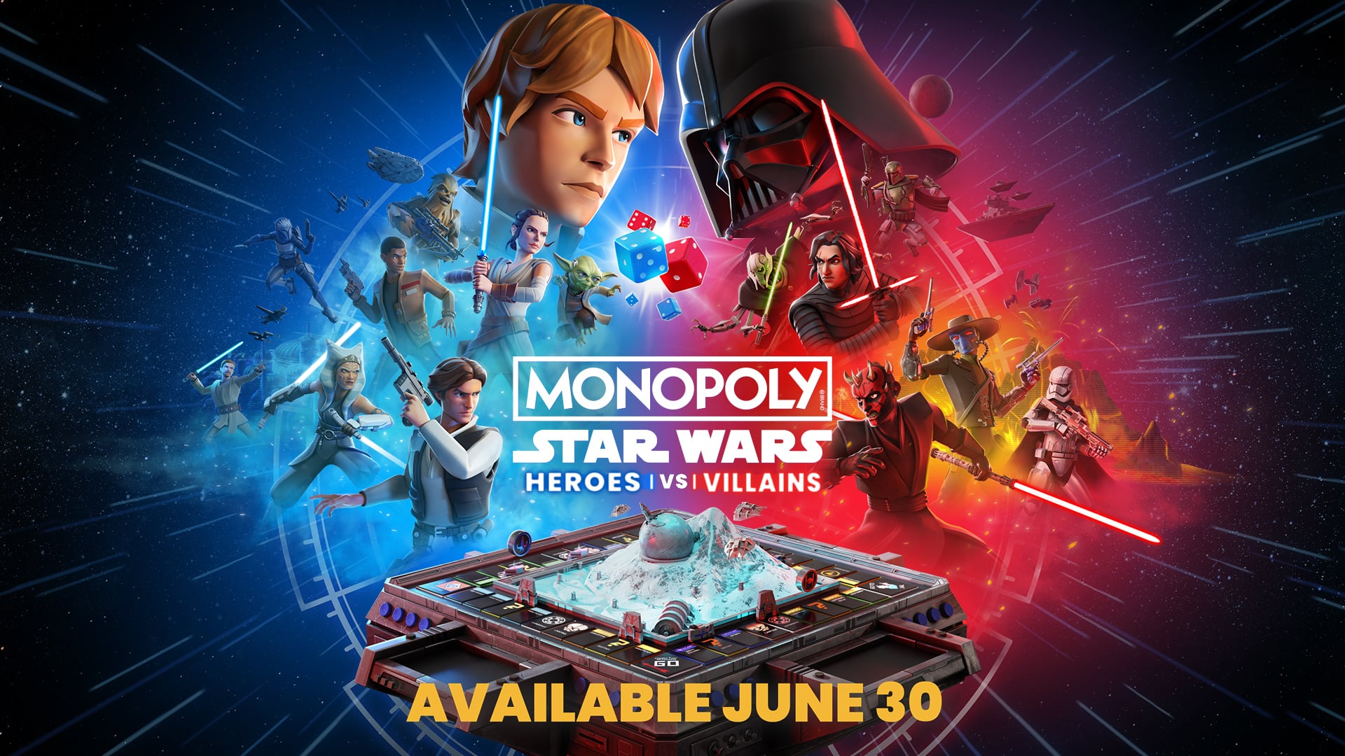 Monopólio: Heróis de Star Wars vs. Vilões adiado para 30 de junho