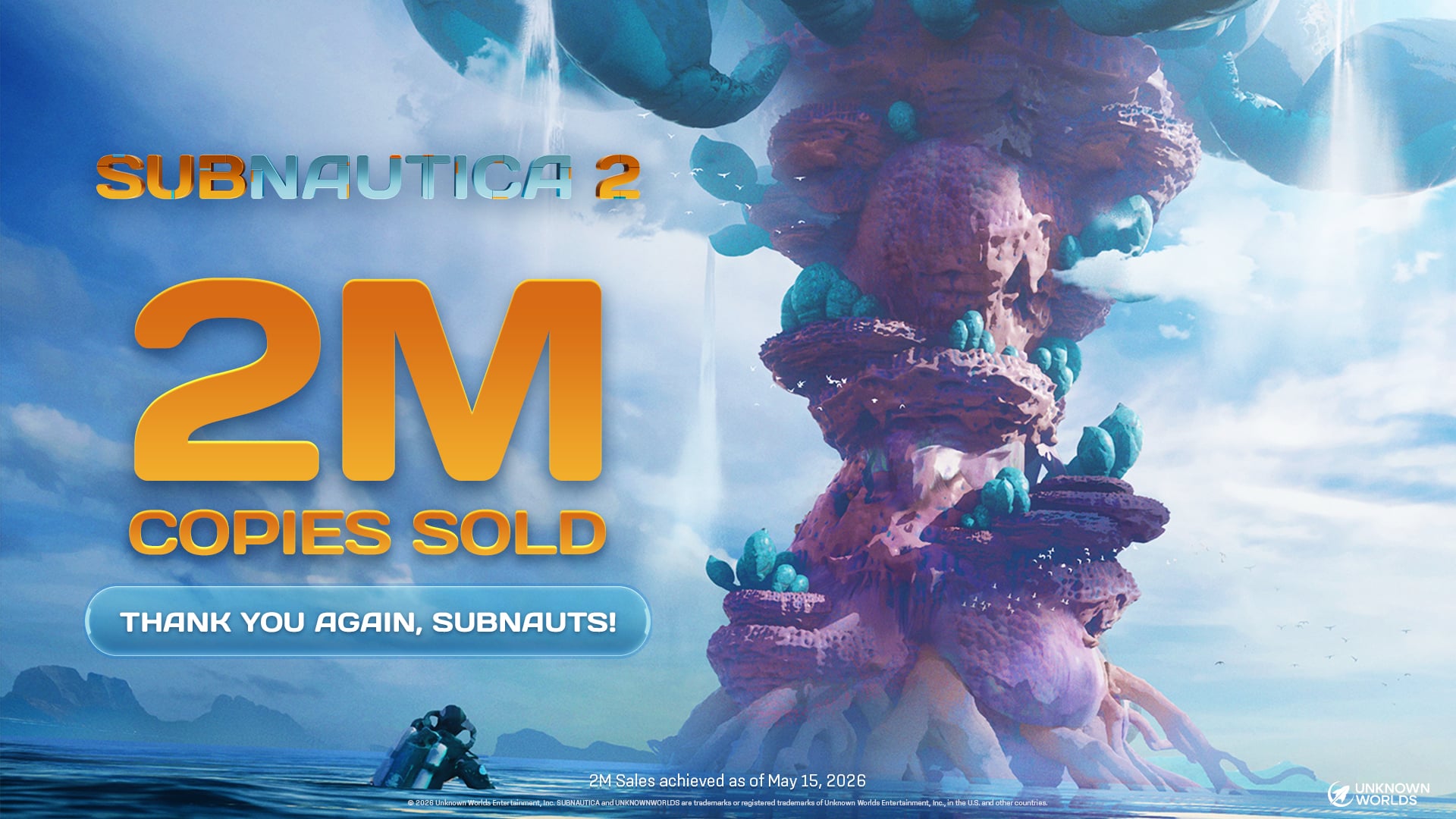Vendas de acesso antecipado de Subnautica 2 chegam a dois milhões em 12 horas