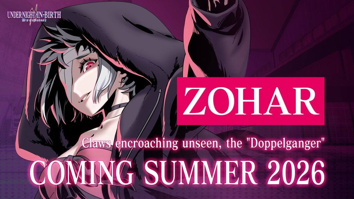 Zohar, personagem DLC de Under Night In-Birth II Sys:Celes, anunciado