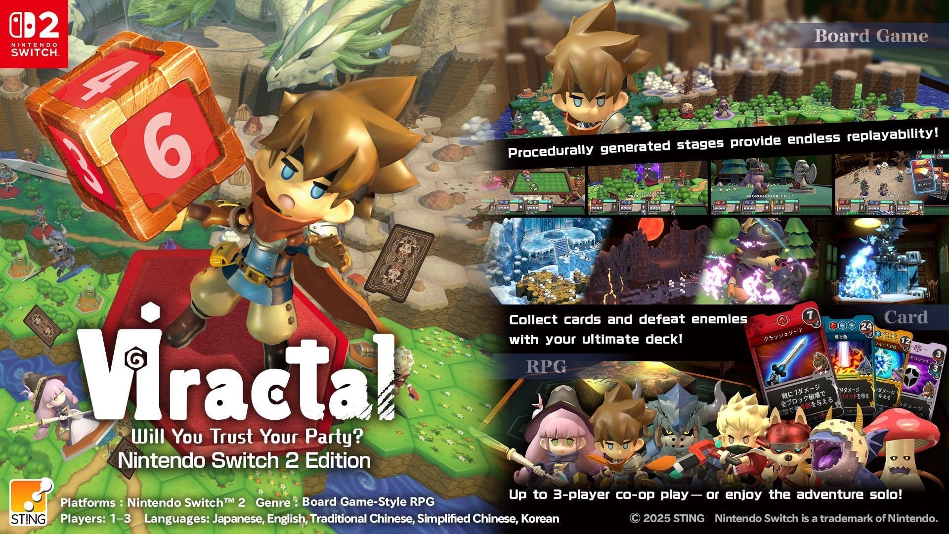 Viractal chegando ao Switch 2, Switch em 30 de setembro