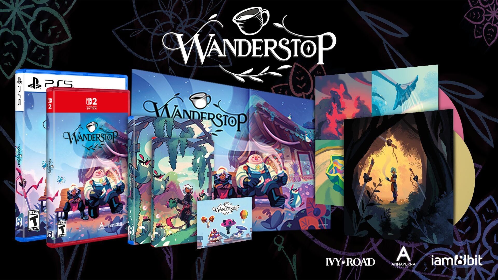 Edição física Wanderstop anunciada para PS5, Switch 2