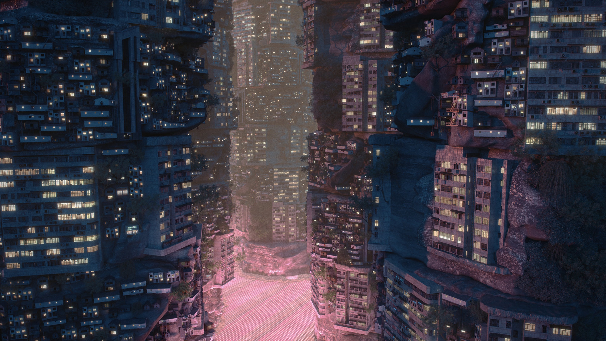 In Other Worlds, de Liam Young, reimagina cidades, paisagens e futuros climáticos no Barbican Center