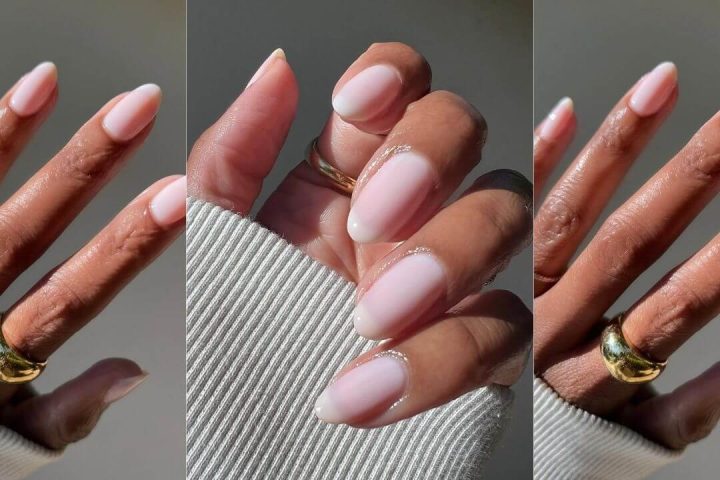A manicure francesa “invisível” dá às pontas francesas clássicas um acabamento mais suave e moderno