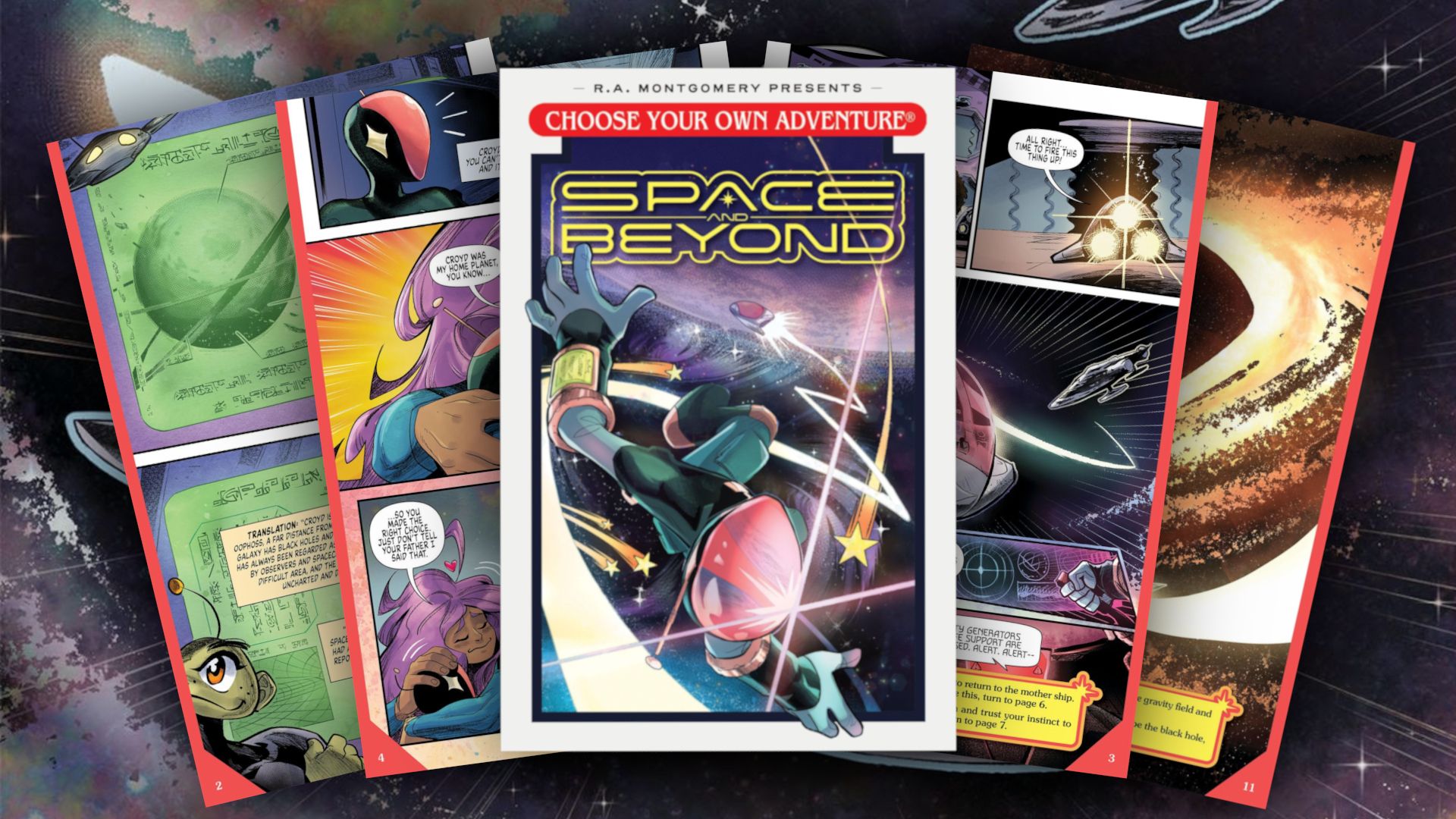 Lembra dos livros ‘Escolha sua própria aventura’? Agora há uma linda versão de história em quadrinhos indo para ‘Space and Beyond’ (exclusivo)