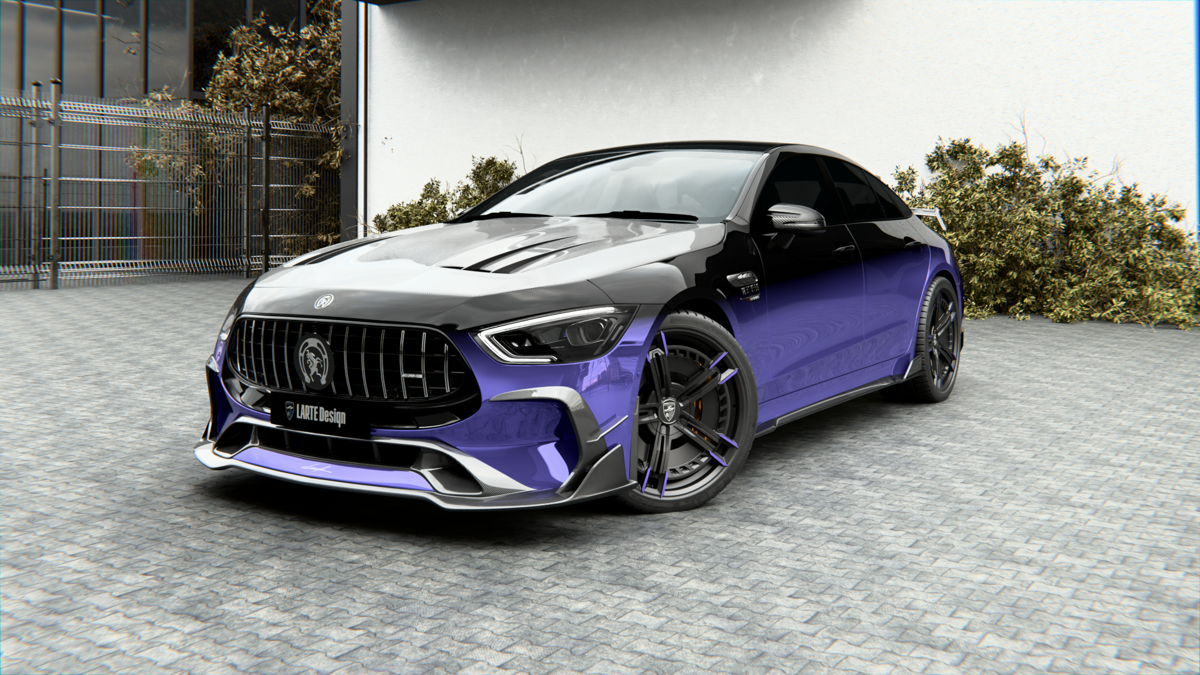 O Mercedes-AMG GT 4 portas finalmente parece tão barulhento quanto seu V8