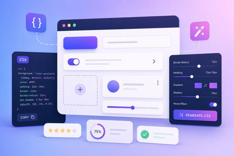 Como construir componentes de UI modernos usando geradores CSS