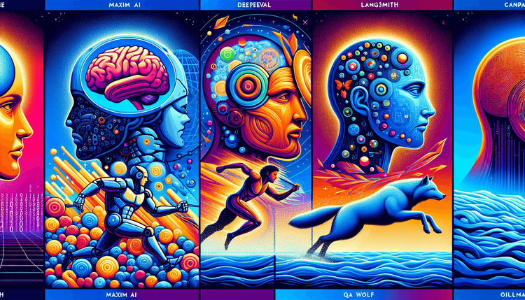 Maxim AI vs DeepEval vs LangSmith vs QA Wolf: Em qual estrutura de teste de agente de IA você deve confiar para produção em 2026?