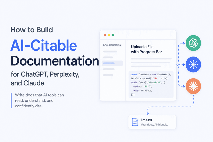 Como construir documentação AI-Citable para ChatGPT, Perplexity e Claude