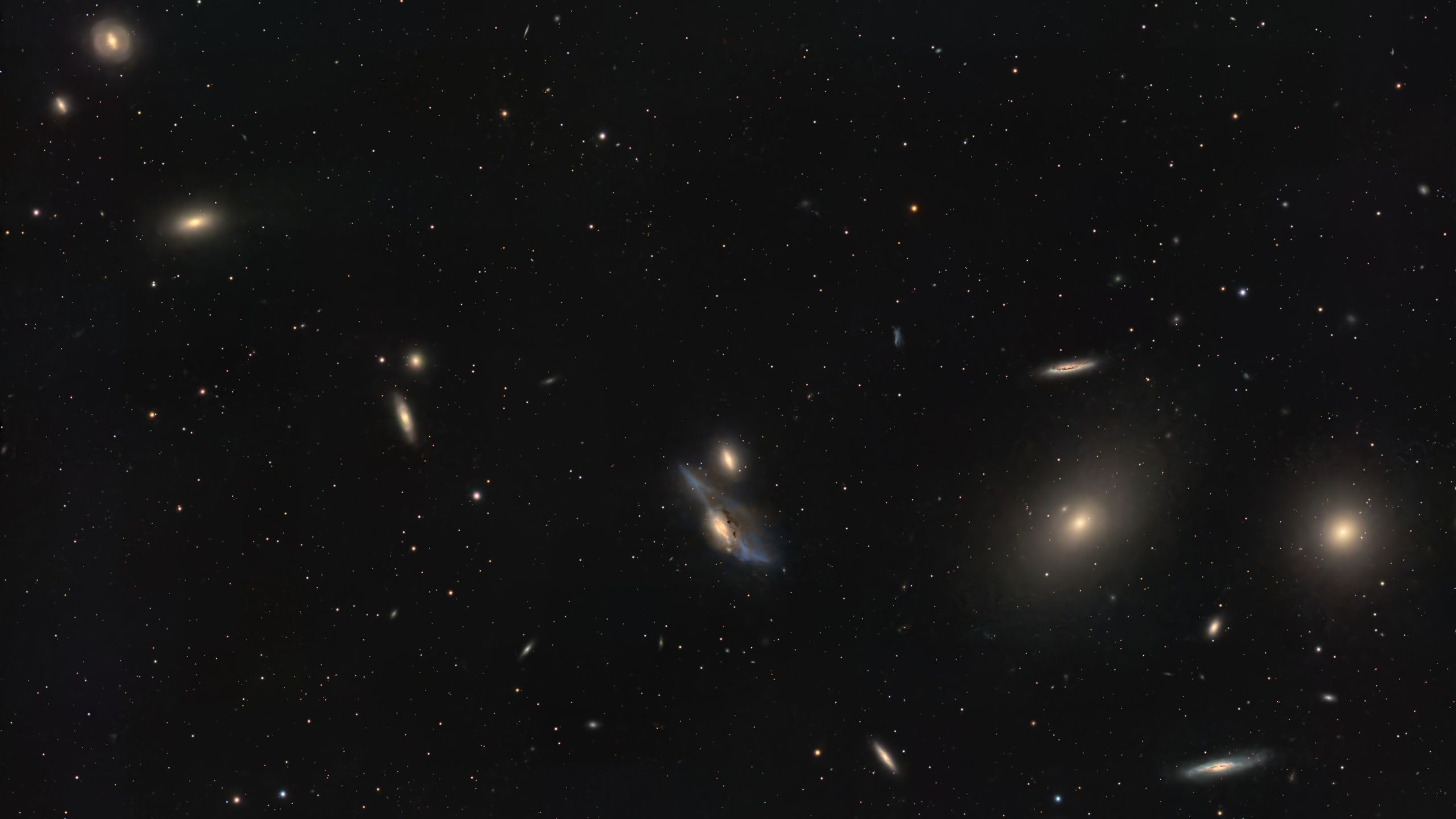 Astrofotógrafo captura uma visão notável dos ‘Olhos’ galácticos com telescópio de quintal