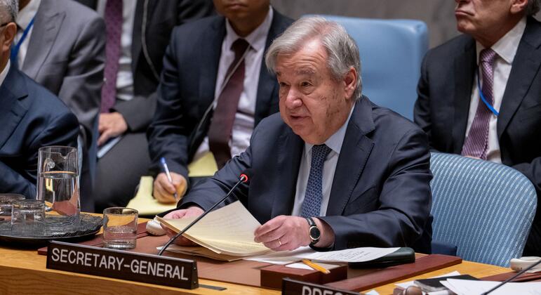 Oriente Médio enfrenta um risco iminente de colapso, alerta Guterres