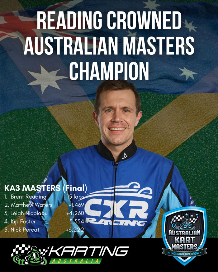 Lendo Campeão do Crowned Masters – KartSportNews