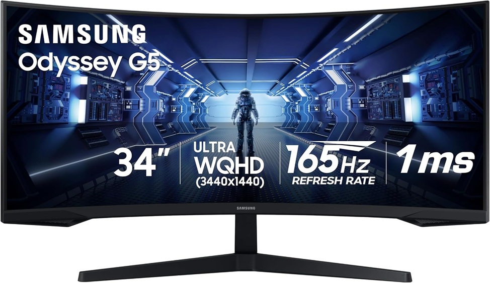 O Odyssey G5 Ultra-Wide de 34 polegadas da Samsung caiu para US $ 265 no primeiro dia