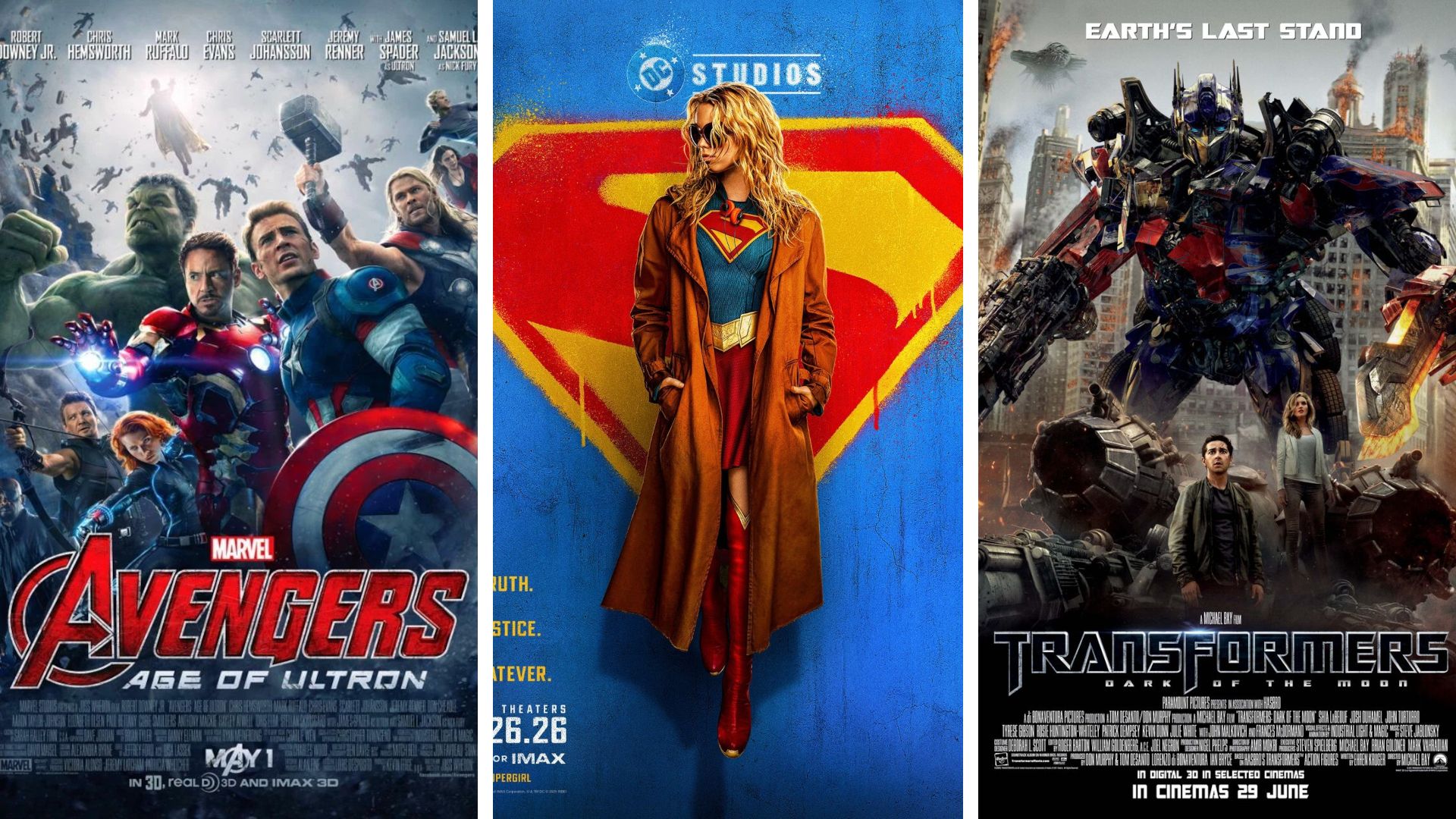 Cartazes modernos de filmes de ficção científica geralmente são uma merda, mas Supergirl mostra que não precisa ser assim