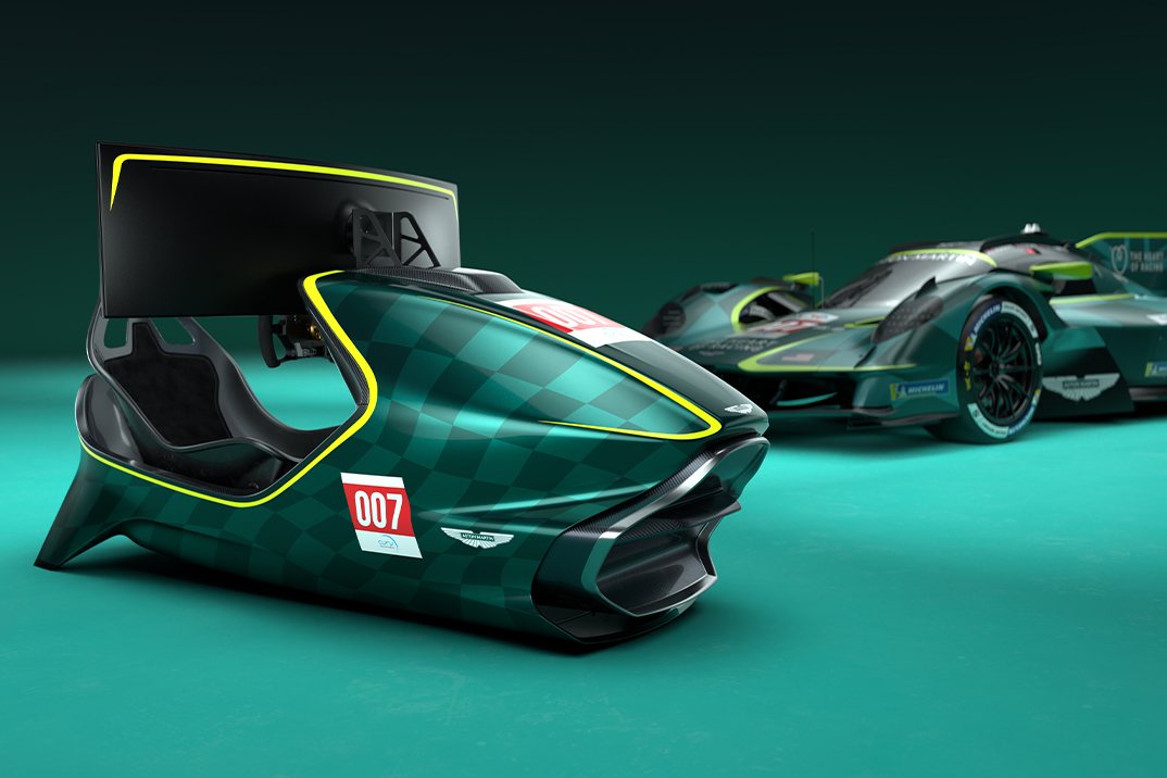 Aston Martin transformou seu hipercarro Valkyrie Le Mans em um simulador de corrida de fibra de carbono