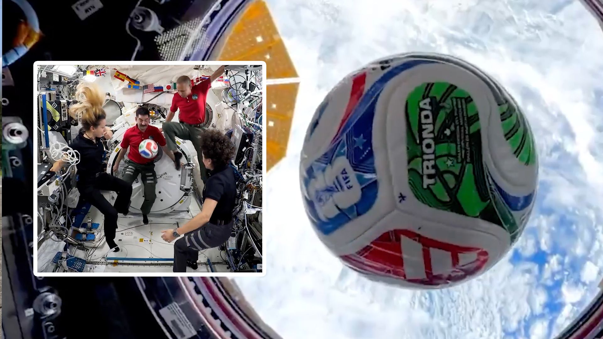 A NASA enviou uma bola da Copa do Mundo FIFA 2026 para a ISS para que os astronautas pudessem testar seu trabalho de pés em gravidade zero (vídeo)