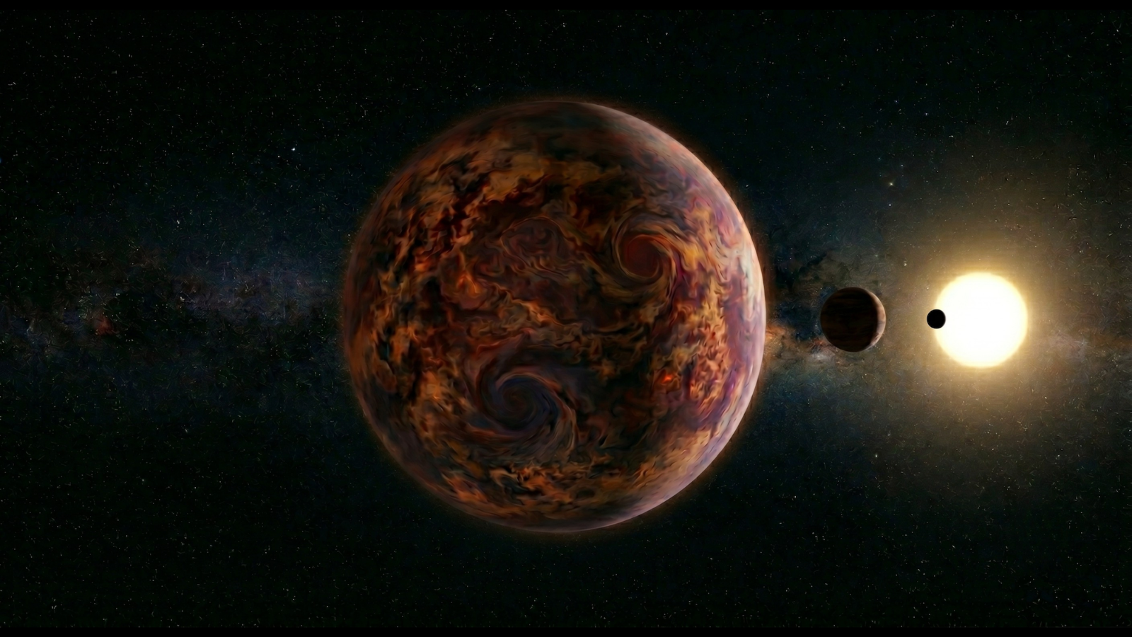 Este sistema exoplanetário ‘improvável’ é tão instável por causa de um objeto estranho dentro