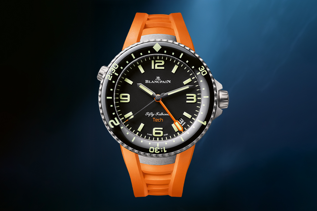 A tecnologia Fifty Fathoms da Blancpain abandona a moldura de mergulho de 60 minutos