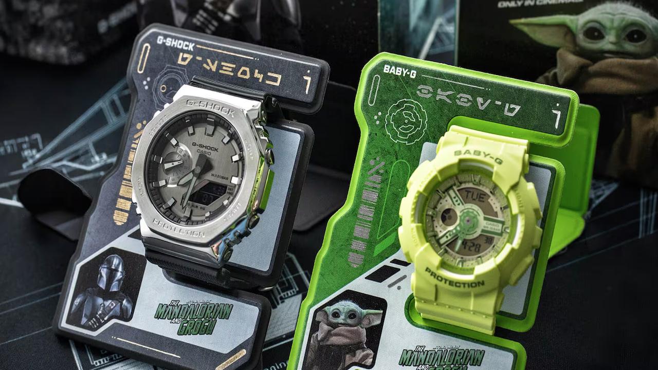 Os novos relógios ‘The Mandalorian and Grogu’ da Casio mostrarão a hora e o caminho