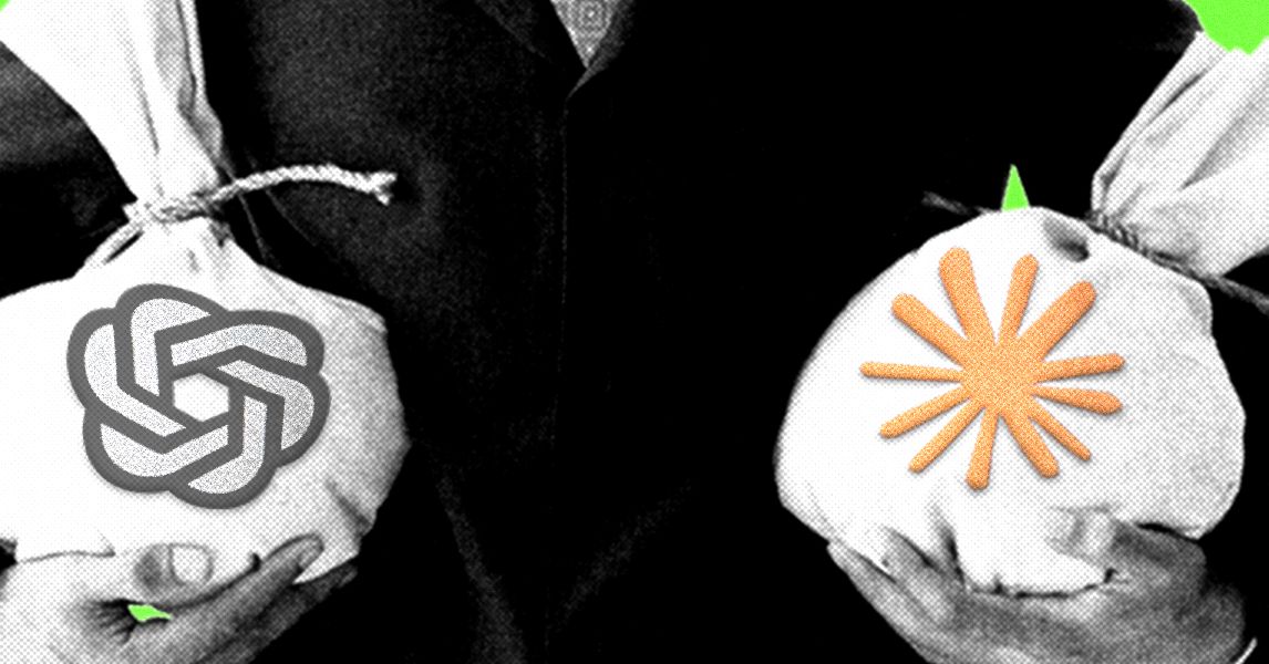 OpenAI e Anthropic podem ser rivais, mas os investidores não estão escolhendo um lado