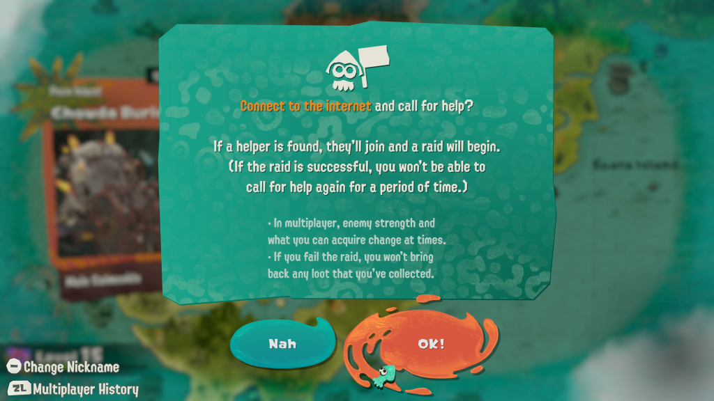 Splatoon Raiders pega uma página de Monster Hunter para aumentar suas chances de cooperação