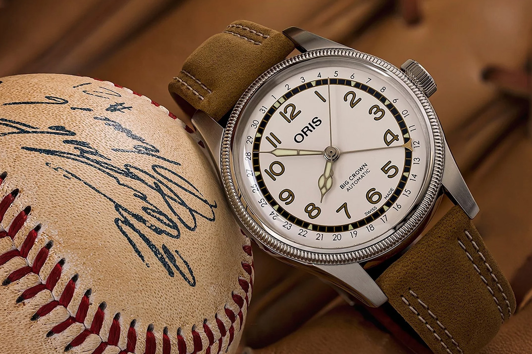 Oris saúda o cavalo de ferro do beisebol com uma grande coroa limitada