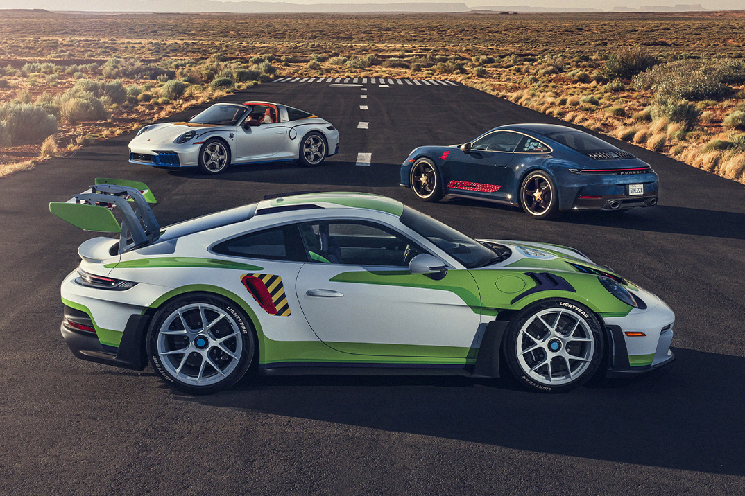 Porsche acaba de reinventar três 911 como a equipe de Toy Story