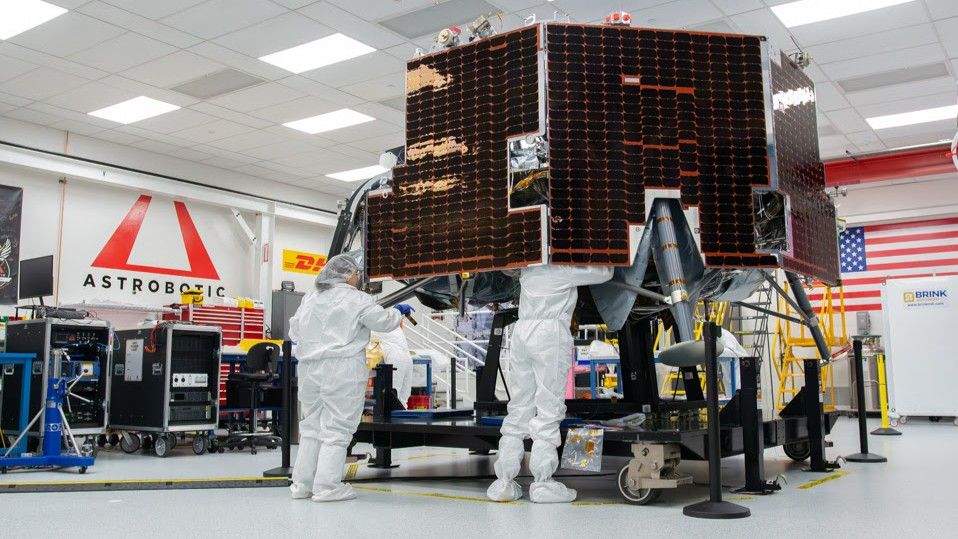 Astrobotic revela módulo lunar Griffin-1 para missão da Base Lunar da NASA