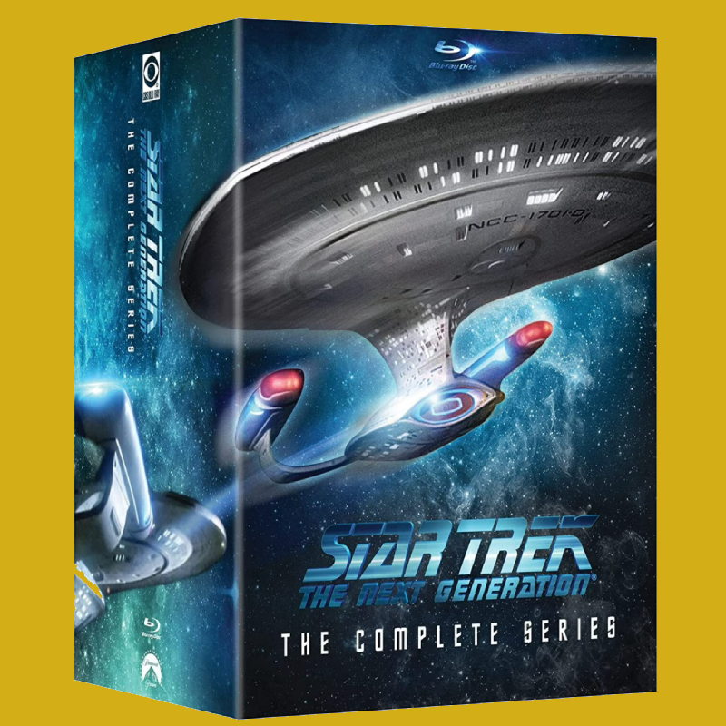 Obtenha a coleção completa de Star Trek: TNG barata para o primeiro dia