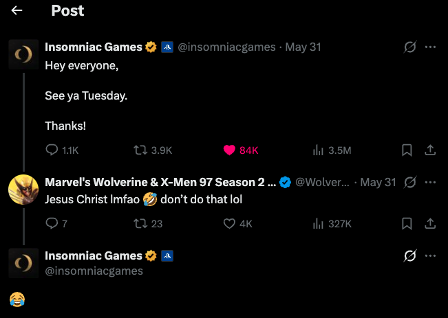 Wolverine Dev assusta os fãs com Delay Fakeout inspirado em GTA 6 antes do estado do jogo
