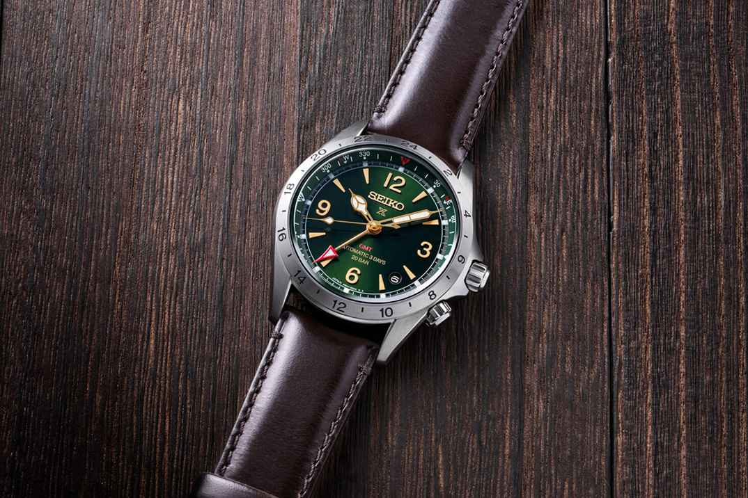 Seiko finalmente liberta o Green Alpinist GMT do Japão