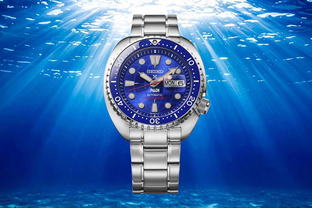 Seiko enterra sua tartaruga-rei em azul PADI para o 60º aniversário